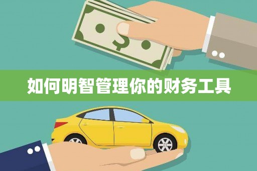 定结如何明智管理你的财务工具