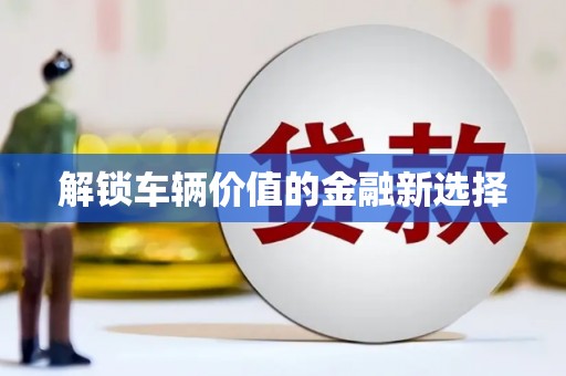 定结解锁车辆价值的金融新选择
