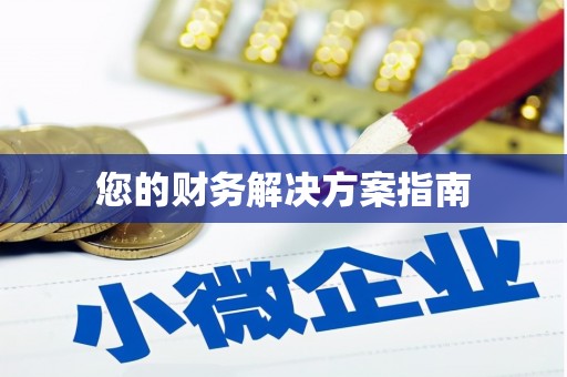 定结您的财务解决方案指南