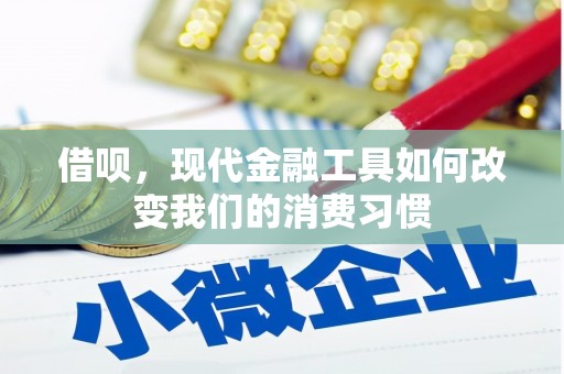 定结借呗，现代金融工具如何改变我们的消费习惯