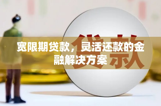 定结宽限期贷款，灵活还款的金融解决方案