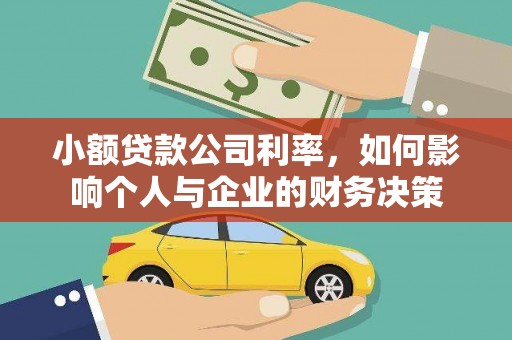 定结小额贷款公司利率，如何影响个人与企业的财务决策