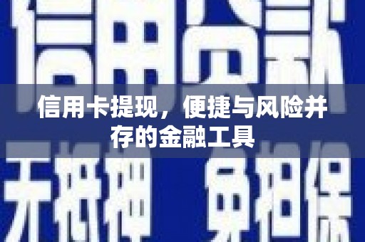 定结信用卡提现，便捷与风险并存的金融工具