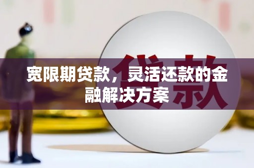 定结宽限期贷款，灵活还款的金融解决方案