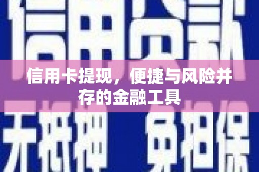 定结信用卡提现，便捷与风险并存的金融工具