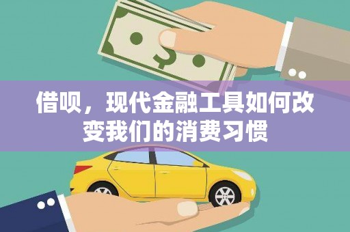定结借呗，现代金融工具如何改变我们的消费习惯