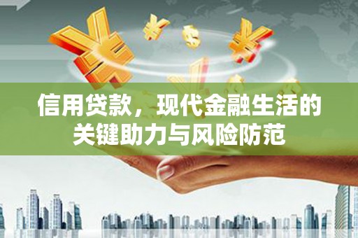 定结信用贷款，现代金融生活的关键助力与风险防范