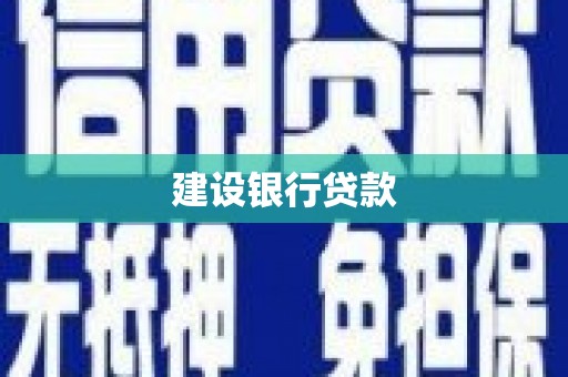 定结建设银行贷款