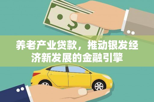定结养老产业贷款，推动银发经济新发展的金融引擎