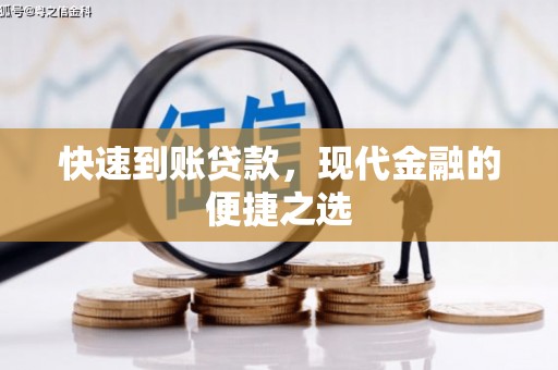 定结快速到账贷款，现代金融的便捷之选