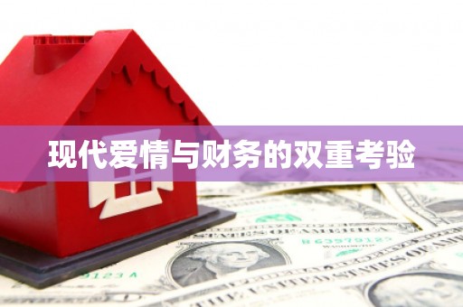 定结现代爱情与财务的双重考验