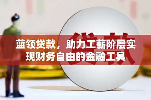 定结蓝领贷款，助力工薪阶层实现财务自由的金融工具