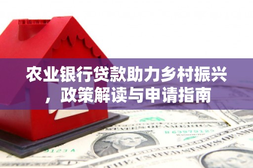 定结农业银行贷款助力乡村振兴，政策解读与申请指南