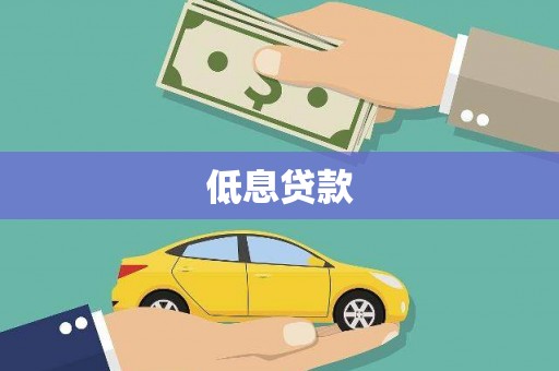 定结低息贷款