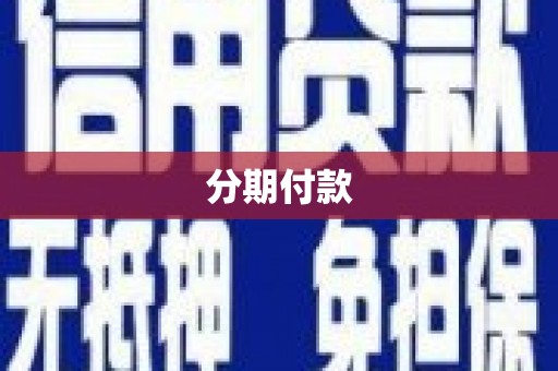 定结分期付款