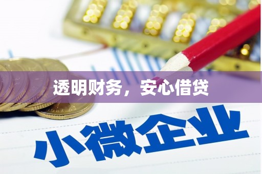 定结透明财务，安心借贷
