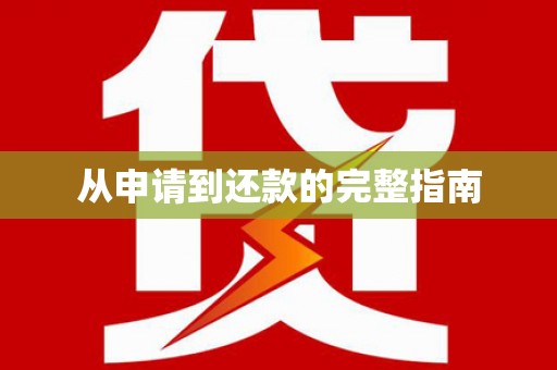 定结从申请到还款的完整指南