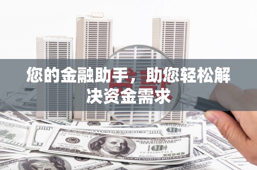 定结您的金融助手，助您轻松解决资金需求