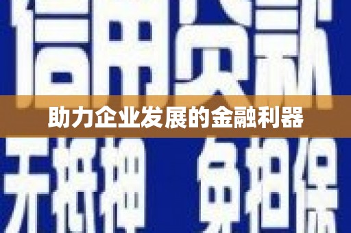 定结助力企业发展的金融利器