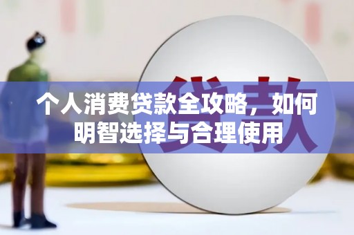定结个人消费贷款全攻略，如何明智选择与合理使用