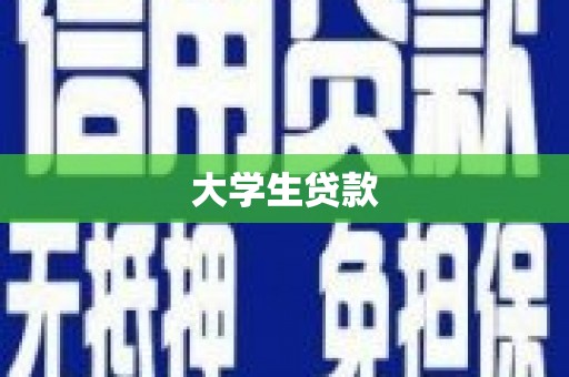 定结大学生贷款