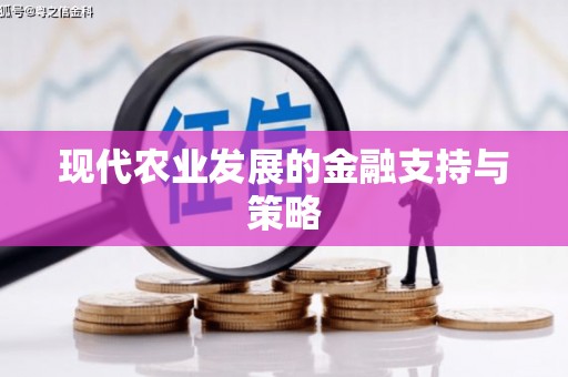 定结现代农业发展的金融支持与策略