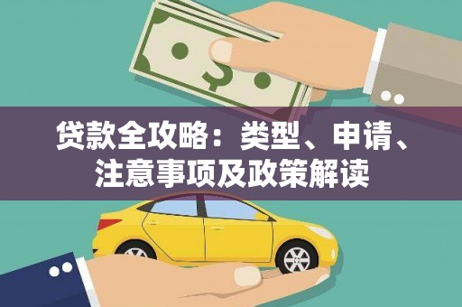 定结贷款全攻略：类型、申请、注意事项及政策解读